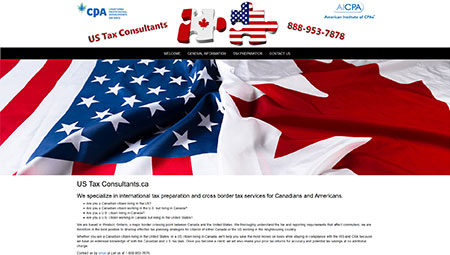 US Tax Consultants are headquartered in Windsor, Ontario, offering cross-border tax services to US and Canadian citizens.