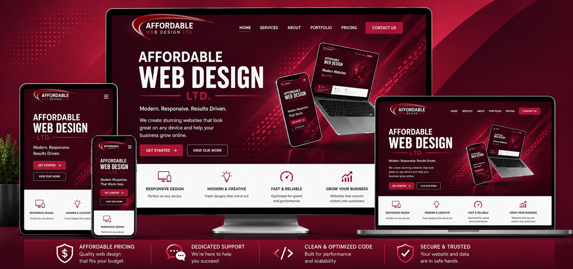 Affordable Web Design Ltd is a professional web development firm creating custom websites for your specific requirements.